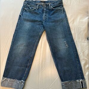 Chimala Vintage Wash Button Fly Jeans | Japanese Denim | Size 28